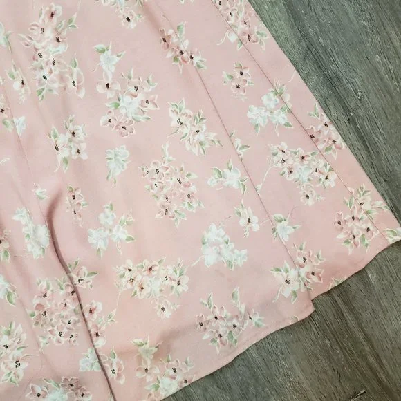 Joseph Ribkoff  Vintage Cottagecore Pink Floral Dress 10 - Picture 7 of 10